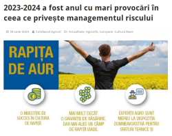 Programul Rapița de Aur, care oferă agricultorilor noi oportunități și avantaje semnificative în producția de rapiță